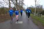 Einige Bode-Runners absolvierten den Weg durch die Gartenanlage gemeinsam.