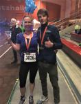 Strahlende Sieger nach 100 Kilometern Laufarbeit! Während Stefan Otto unter den männlichen Teilnehmern nach 08:29:02 Stunden siegte, absolvierte Sandra Schunke-Bleiß als schnellste Frau diese Distanz in wahnsinnigen 10:46:20 Stunden. Strahlende Sieger nach 100 Kilometern Laufarbeit! Während Stefan Otto unter den männlichen Teilnehmern nach 08:29:02 Stunden siegte, absolvierte Sandra Schunke-Bleiß als schnellste Frau diese Distanz in wahnsinnigen 10:46:20 Stunden.
