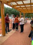 Die Siegerehrung der Herren v.l. Steffen Mattheis (3.), Frank M&uuml;ller (2.), Ronny Selig (1.) &uuml;bernimmt Abteilungsleiter Reiner Christoph.