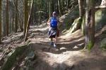 Stefan Sindermann auf dem 15-Kilometer-Trail, der bei den Sportlern neben l&auml;uferischem Geschick und Ausdauer auch eine gewisse Orientierung abverlangte.