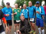 Bode-Runner Lutz Klau&szlig; (v.l.) startete zusammen mit Stephan K&uuml;hne (Eickendorf) und den Triathleten Janko Schlenker, Thomas Vetter, Toralf Schmidtschneider und Matthias Lampe. 