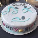 Eine Super-Geburtstagstorte f&uuml;r Olaf Moch von den Triathleten zum 50.