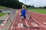 Petra Becker k&auml;mpfte und errang so einen verdienten dritten Platz in der Altersklasse der 40- bis 50-j&auml;hrigen Frauen.