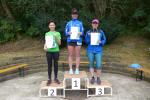 Platz eins und drei in Gaensefurther Hand! Sandra Homann (Mitte) und Kathleen Mahler (re.) haben über 5,7 Kilometer alles gegeben! Platz eins und drei in Gaensefurther Hand! Sandra Homann (Mitte) und Kathleen Mahler (re.) haben über 5,7 Kilometer alles gegeben!