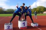 In der Altersklasse W45 lie&szlig;en die Bode-Runners der Gaensefurther Sportbewegung nichts anbrennen und belegten mit Nancy Bothe, Sandra Homann und Anke Delius prompt alle Podestpl&auml;tze.
