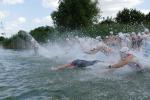 Start am Löderburger See bei einem der vergangenen Triathlons. Start am Löderburger See bei einem der vergangenen Triathlons.