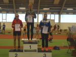 Alina ist gl&uuml;cklich &uuml;ber den etwas unerwarteten 3. Platz im 60m Lauf.