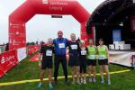 Die Staffel der Gaensefurther Sportbewegung mit Jens-Uwe B&ouml;rner, Lukas Riesling, Florian B&ouml;rner, Yvonne Garnatz, Sabine B&ouml;rner und Sylvia K&ouml;hn (v.l.)