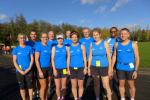 Vor dem Start zum 33. Zerbster Rolandlauf: Katrin Krebs, Dirk Meier, Claudia Meier, Lutz Klau&szlig;, Petra Becker, J&ouml;rg Sch&auml;per, Sabine B&ouml;rner, J&ouml;rg Eisfeld, Renate Liedtke, Matthias Lampe, Jens-Uwe B&ouml;rner (v.l.n.r.)
