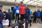 Daumen hoch bei Christa F&uuml;mel, die sich sichtlich &uuml;ber ihren zweiten Platz in der Altersklasse W65 freut!