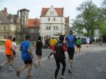 Schloss Hohenerxleben bot eine reizvolle Kulisse f&uuml;r eine kleine Rast.