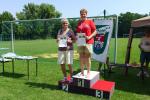 Renate Liedtke freute sich &uuml;ber den Sieg in Altersklasse w60.