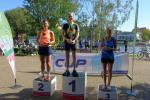Siegerehrung 21,1 Kilometer gesamt mit Platz drei f&uuml;r Kirsten Geist.