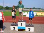 Zum Abschluss hat es mit einem Podestplatz f&uuml;r Nico im 800m-Lauf geklappt.