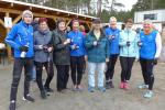 Die Gaensefurther und ihr Anhang vor dem Start  v.l. Stefan Otto (Zuschauer), Birgit Herrmann, Hilde Gaede, Sabine B&ouml;rner, Klaus Erxlebe, Renate Liedtke, Sandra Zelmer, Jens-Uwe B&ouml;rner.

