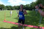 F&uuml;r Anja Kroner ein wundersch&ouml;ner, abwechslungsreicher Lauf durch die Natur. Und die Medaille gibt`s auch gleich hinter der Ziellinie.