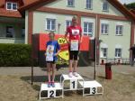 Über den Sieg im 800m Lauf konnte sich Celine freuen. Über den Sieg im 800m Lauf konnte sich Celine freuen.