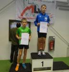 Lars Weidig ist gl&uuml;cklich &uuml;ber seinen Sieg im 50m Lauf mit neuer PB.