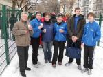 Ein Becher Gl&uuml;hwein nach dem Lauf war genau das richtige f&uuml;r die Bode-Runners und ihren Anhang.