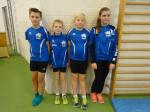 Die Gaensefurther Teilnehmer v.l. Lars Weidig, Marc Kr&uuml;ger, Jan H&uuml;bner und Alina Bohndorf.