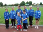 Die Gaensefurther Teilnehmer v.l. Gina Frohberg, Alina Bohndorf, Lara R&ouml;hling, Fabienne S&auml;misch, Nina Ritter, Nele Schl&uuml;ter, Marek Kadereit, Pia Horlamus.