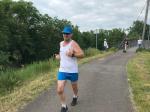 Triathlet Andrè Geist verpasste knapp das Podium &uuml;ber 12 km.