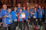 „F&uuml;r heute Feierabend!“, freuten sich die Bode-Runners der Gaensefurther Sportbewegung nach ihrem Nachtlauf in L&uuml;bbenau.