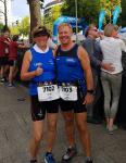 Ob beim Nachtlauf in Berlin oder Dresden, Christa und Harald F&uuml;mel starten gerne zu abendlicher Stunde. 