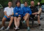 Jens-Uwe Börner, Sabine Börner, Isa Höber und Lutz Klauß (v.l.) wollen gemeinsam mit Heidi und Ronald Rabenstein am Rennsteiglauf teilnehmen. Jens-Uwe Börner, Sabine Börner, Isa Höber und Lutz Klauß (v.l.) wollen gemeinsam mit Heidi und Ronald Rabenstein am Rennsteiglauf teilnehmen.