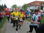 Nach dem Start &uuml;ber die 8 km Distanz mit 4 Sportlern unseres Vereins.