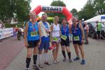 In Hinterhermsdorf und am Ende der zweiten Etappe der Panoramatour durch die S&auml;chsische Schweiz &uuml;ber 30 Kilometer: Renate Liedtke, André und Kirsten Geist sowie Sabine und Jens-Uwe B&ouml;rner (v.l.)