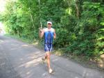 Steffen Sch&ouml;ler brauchte 23:11 Minuten f&uuml;r die 5km Laufstrecke.