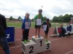 Ein stolzer Silbermedaillengewinner Lukas Ladehoff. Ein stolzer Silbermedaillengewinner Lukas Ladehoff.