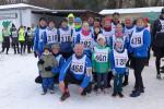 Aber zuerst musste gelaufen werden! Die Bode-Runners der Gaensefurther Sportbewegung mit ihren Startnummernleibchen vor dem Start der drei oder sechs Kilometerstrecken.
