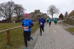 Katrin Krebs f&uuml;hrt bei den Frauen &uuml;ber 14,3 Kilometer. Hier ist die Burg Regenstein bereits umrundet und es geht bergab.