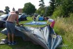 Das Trainingslager begann f&uuml;r alle Bode-Runners im havell&auml;ndischen Semlin mit dem Zeltaufbau.