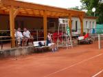Seitenwechsel im Finale der Herren Seitenwechsel im Finale der Herren