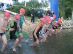 Den Beginn des Wettkampfes bestritten die Sch&uuml;ler C mit einer Schwimmstrecke von 100 m.