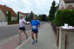 J&ouml;rg Sch&auml;per (l.) und Dirk Meier absolvierten die Strecke gemeinsam.