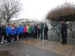 Oberb&uuml;rgermeister Rene Zok startet  den letzten Lauf des Jahres in Sta&szlig;furt.