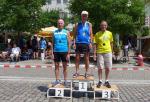 Triathlet J&uuml;rgen Eisfeld belegte in der Altersklasse m75 den zweiten Platz.