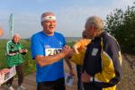 Lutz Klau&szlig; nach 14,4 km im Ziel.