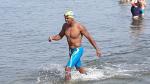 Matthias verl&auml;&szlig;t die Ostsee bei seinem ersten Langstreckenschwimm-Wettbewerb &uuml;ber 3,5km.