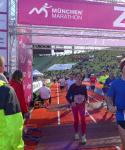 Isa H&ouml;ber beendete ihren Marathon nach 3:59:56 Stunden.