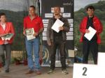 Siegerehrung für Dirk Meier, der nach 1:37:13 Stunden die Ziellinie überquerte. Siegerehrung für Dirk Meier, der nach 1:37:13 Stunden die Ziellinie überquerte.