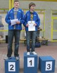 So sehen Gewinner aus.  Zwei Podestpl&auml;tze f&uuml;r die Sta&szlig;furter L&auml;ufer durch Felix G&ouml;res (r.) und Maximilian G&auml;de.