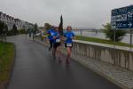 Lutz Klau&szlig;, Sabine B&ouml;rner und Sylvia K&ouml;hn (v.l.) absolvierten gemeinsam die 13,26 km Distanz.