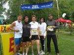 Nach f&uuml;nfj&auml;hriger Pause starten die Bode-Runners wieder in Grieben. v.l. Jens-Uwe B&ouml;rner, Sabine B&ouml;rner, Renate Liedtke, Daniela Hellstern und ihr Bekannter Tobias Kauczor.