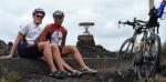 Der Gaensefurther Triathlet Alex geniesst mit Sohn Sven die Ruhe von Lanzarote.