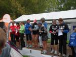Gro&szlig;e Freude bei der 1. Frauenstaffel der Gaensefurther Sportbewegung. Isa H&ouml;ber, Ilka Barteld-Pfeiffer und Ina Sch&ouml;ler durften bereits zum dritten Mal auf dem obersten Podestplatz stehen. Gl&uuml;cklich &uuml;ber Platz 3 war auch Team 2 unseres Vereins mit Petra Becker, Petra Kaufmann und Renate Liedtke.  